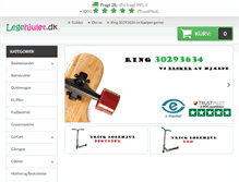 Tablet Screenshot of legehjulet.dk